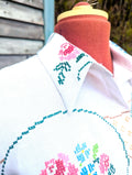 Stunning Cross Stitch Overshirt Small